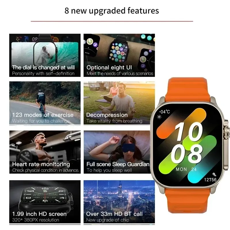 2.01" HD Smart Watch for Men 3