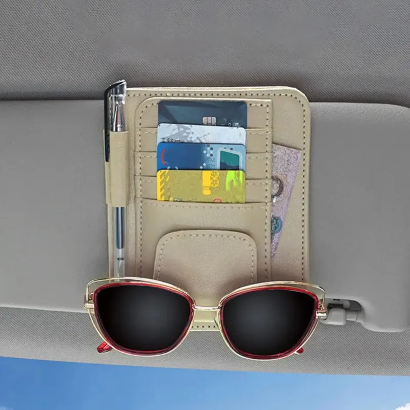 Car Sun Visor Organizer & Sunglasses Holder 4