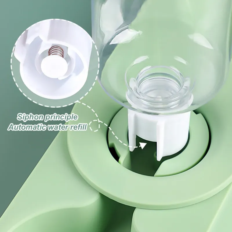 Small Pet Auto Feeder Food Bowl 5
