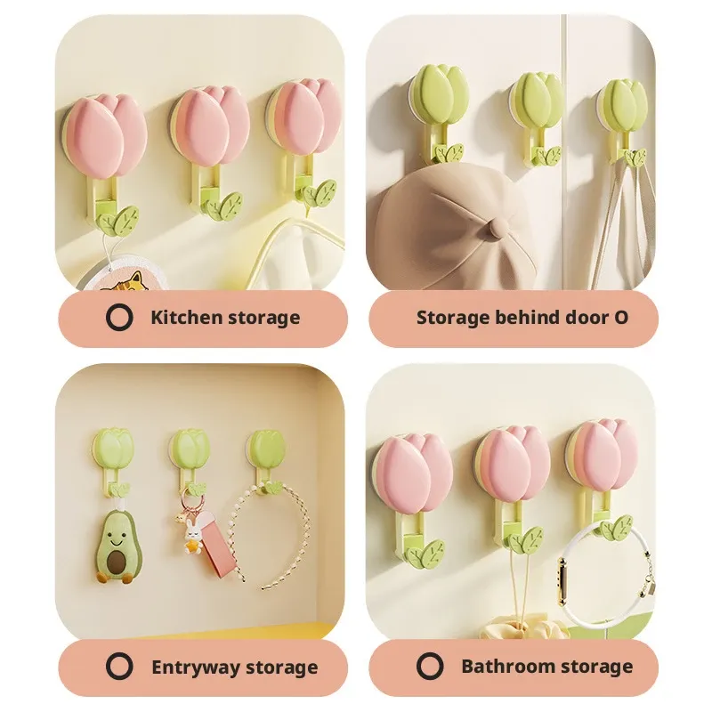 Tulip Suction Cup Towel Rack 6