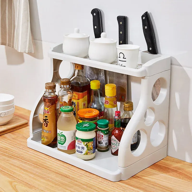 2-Tier Countertop Spice Rack Organizer 4