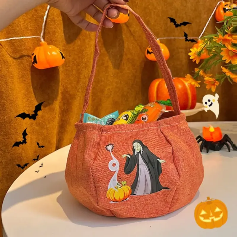 Halloween Pumpkin Candy Tote Bag 3