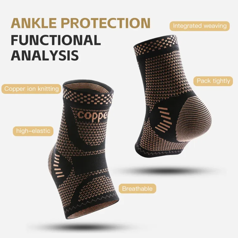 Copper Infused Ankle Compression Sleeve 2