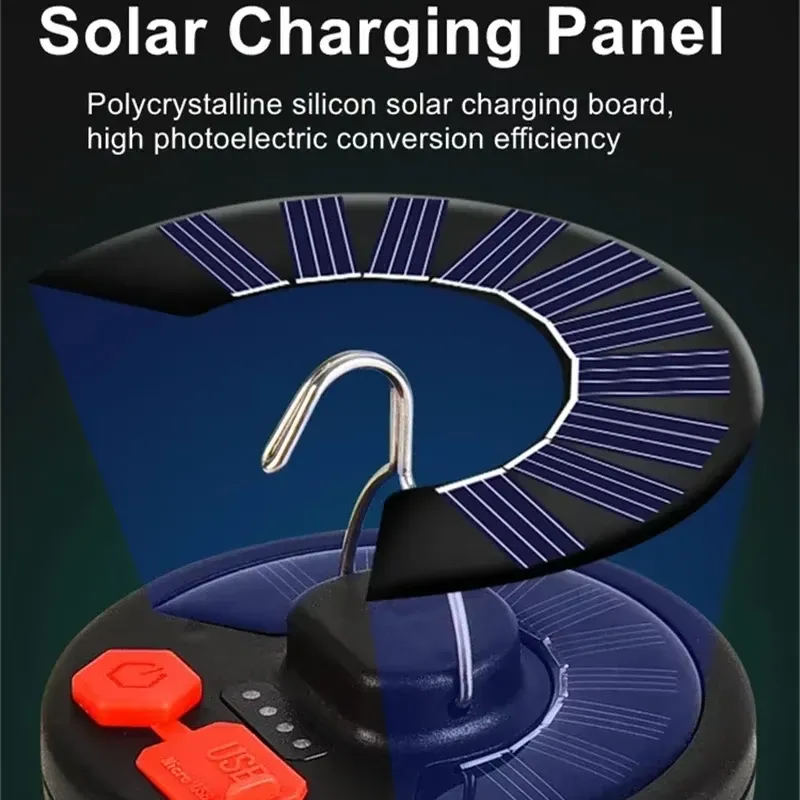 Solar LED Leaf Camping Lamp 4