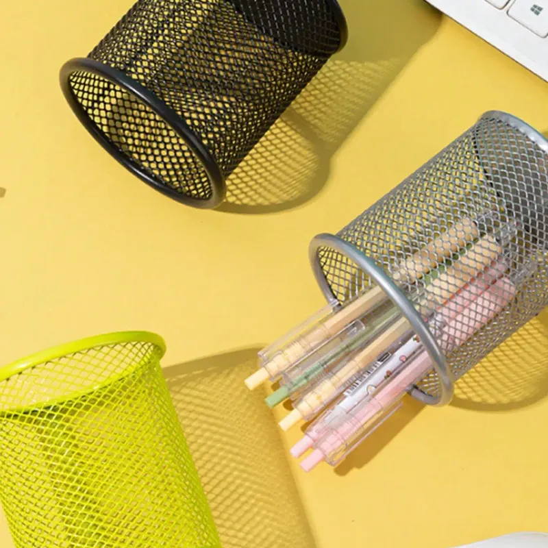 Hollow Mesh Pen Holder Organizer 2