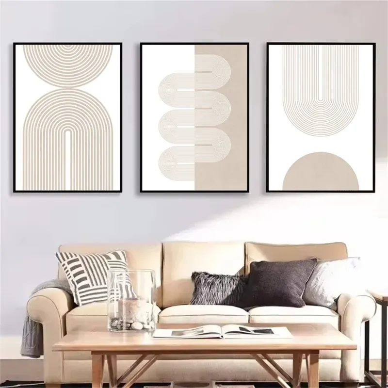 Geometric Boho Canvas Wall Art 3