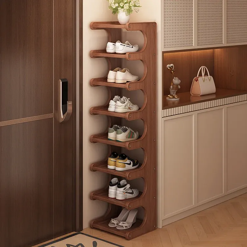 Narrow Multi-Layer Entryway Shoe Rack 2