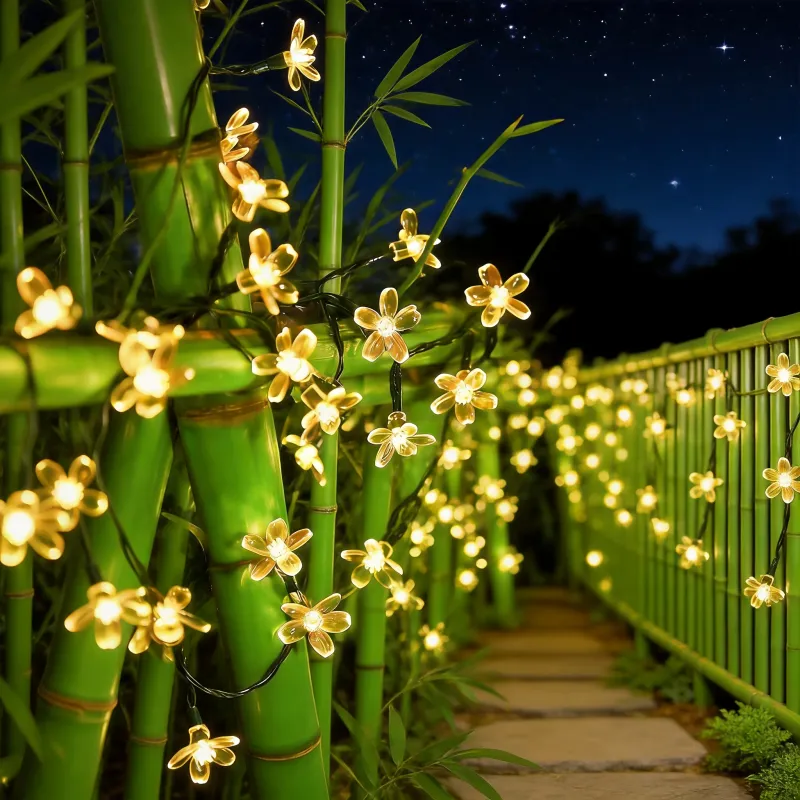 Solar Cherry Blossom LED Lights 3