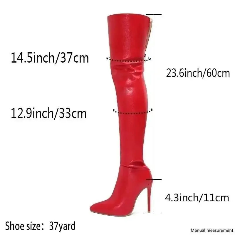 Big Size Over Knee High Heel Boots 6