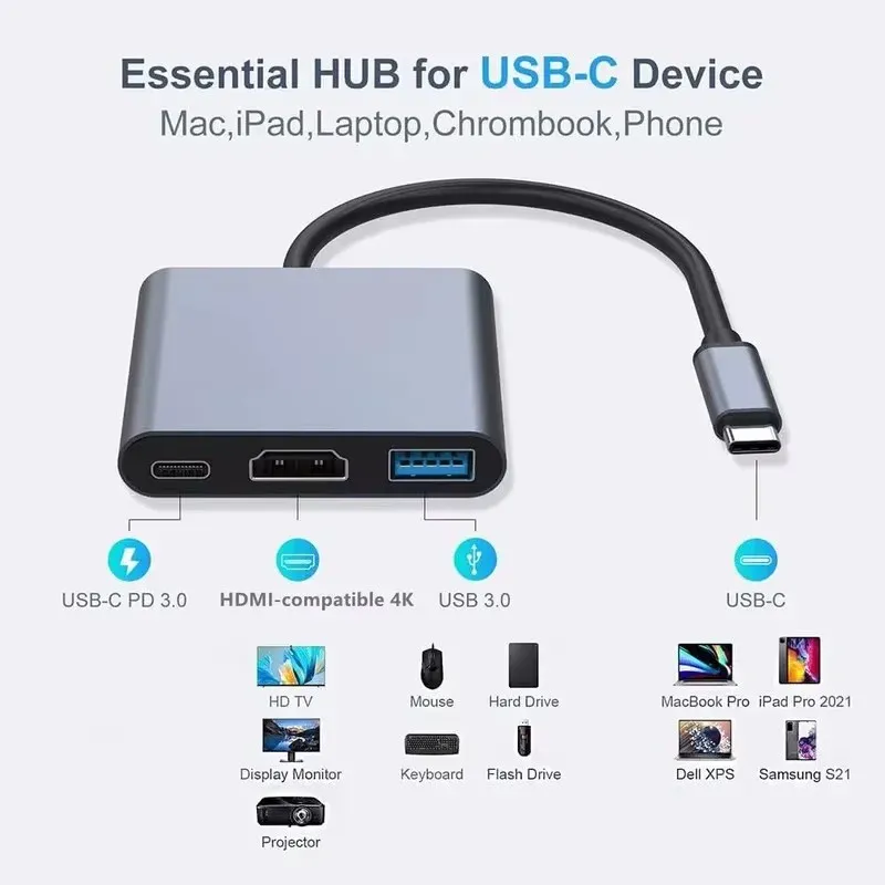 USB C Hub Thunderbolt 3 Docking Station 5