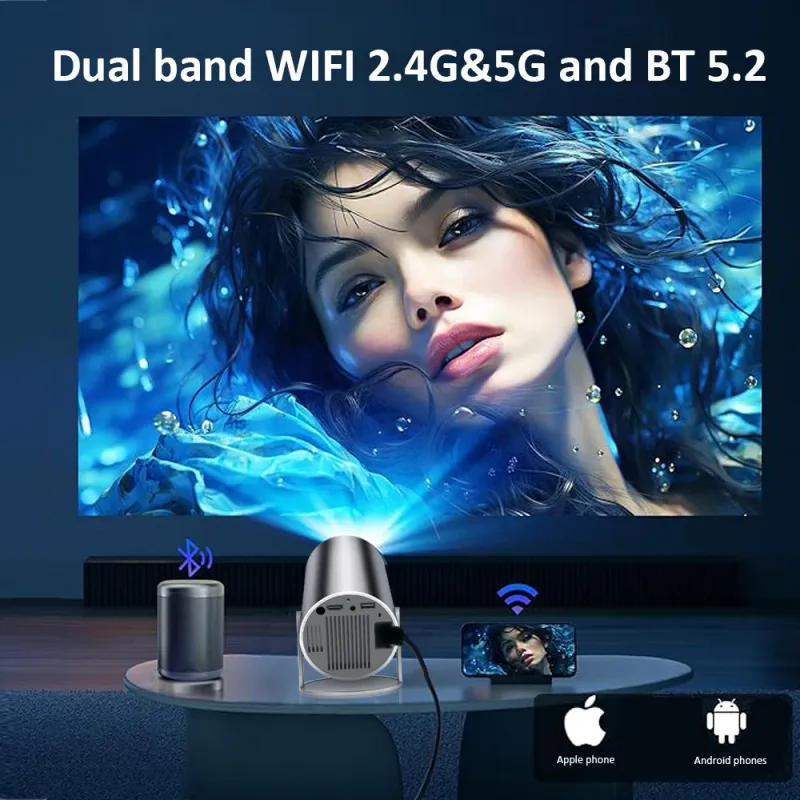 DITONG HY300 Plus 4K Android Projector 4
