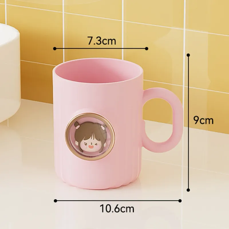 PP Toothbrush & Mouthwash Cup Holder Set 5