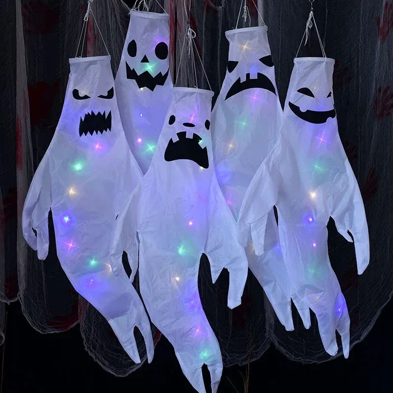 LED Hanging Ghost Halloween Decor 1