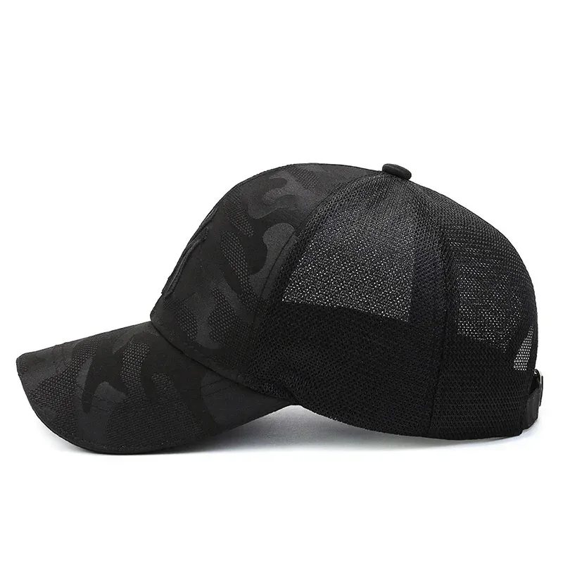Embroidered Camo Baseball Cap for Men 3