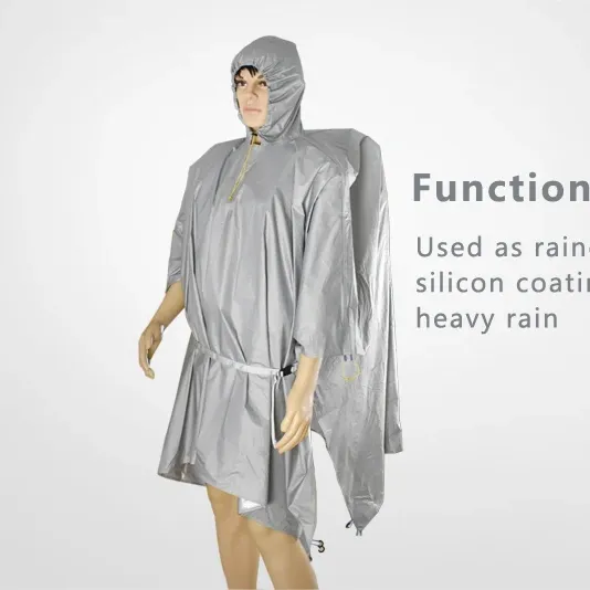 Ultralight 15D Raincoat Tarp 6