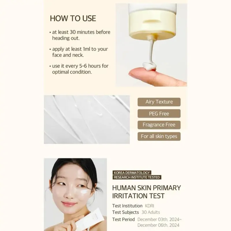 Mixsoon Bean Sunscreen SPF 50+ 5