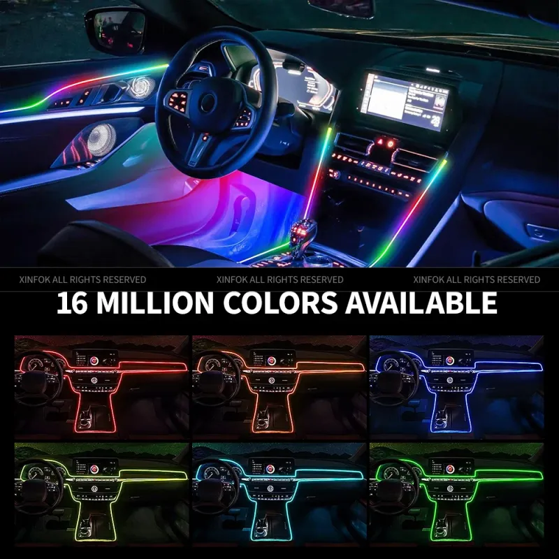 110cm APP Control Car Ambient Lights 5