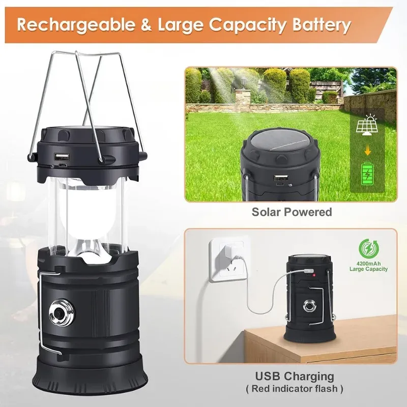 Solar LED Camping Lantern 6