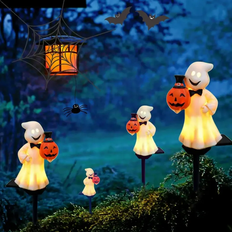 Solar Pumpkin Pathway Lights 3