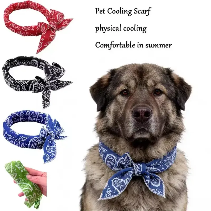 Pet Cooling Bandana Ice Scarf 1