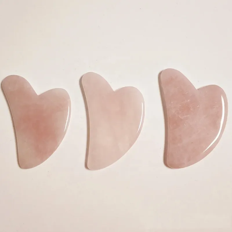 Rose Quartz Gua Sha Facial Set 1