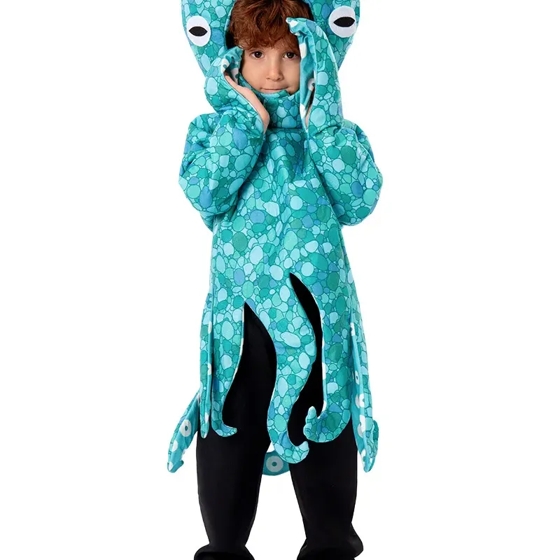 Kids Octopus Cosplay Costume Set 3