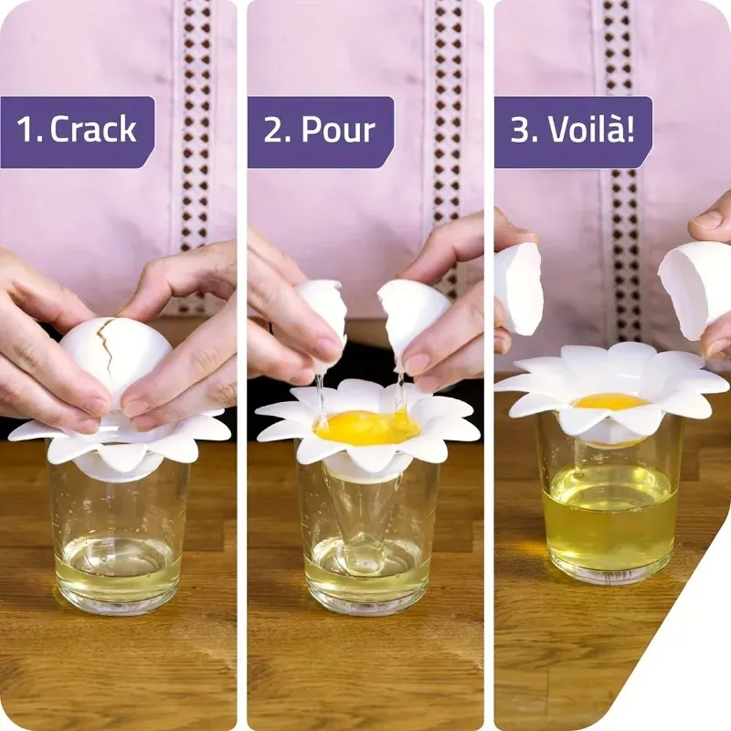 Flower Egg Yolk Separator 6