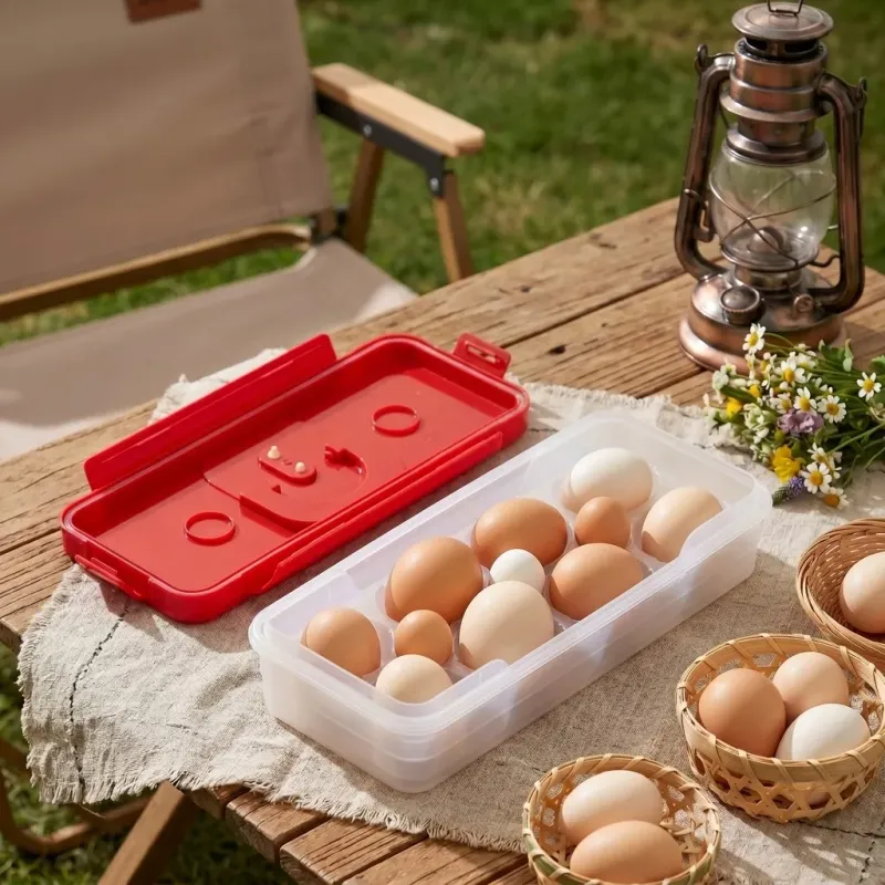 Clear Egg Storage Box Organizer 3