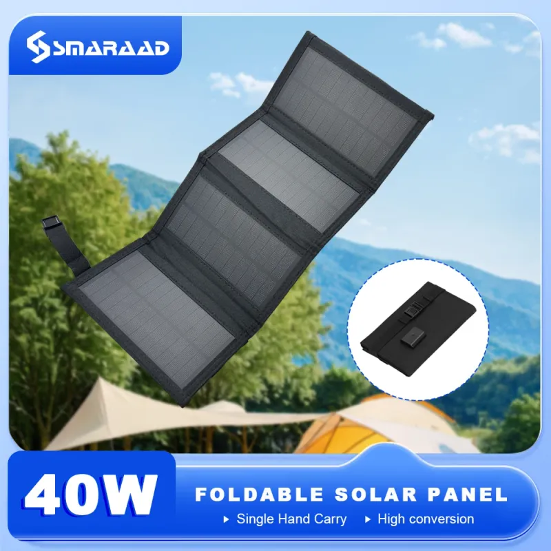 40W Foldable Solar Panel Charger 1