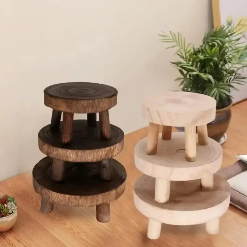 Wooden Plant Stand Pot Base Holder 3