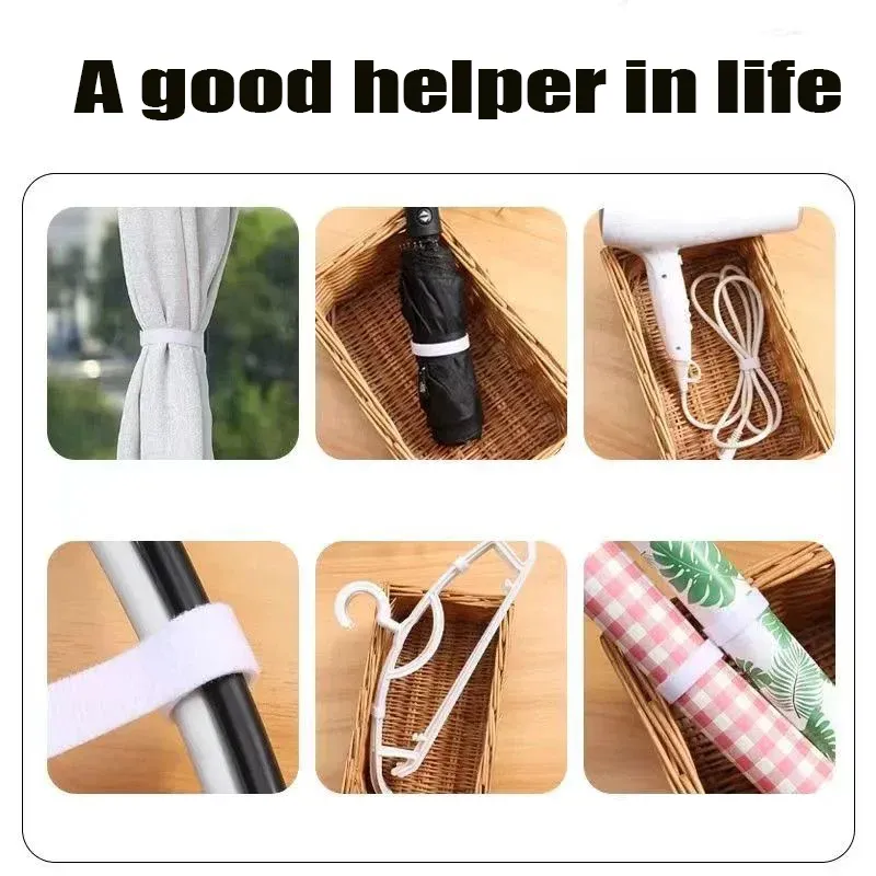 TUTI Nylon Reusable Wire Ties 0.78" 6