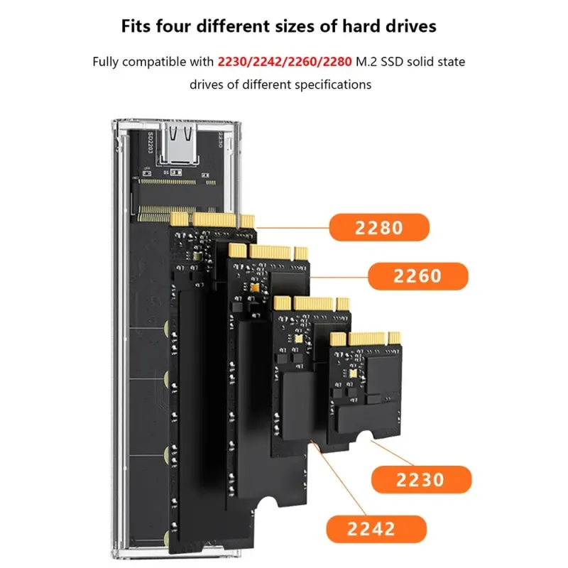 M.2 Dual Protocol SSD Enclosure 3