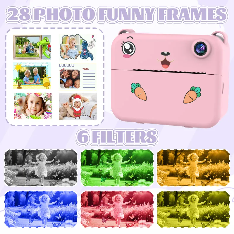 Kids Digital Camera 1080P HD Dual Lens 3