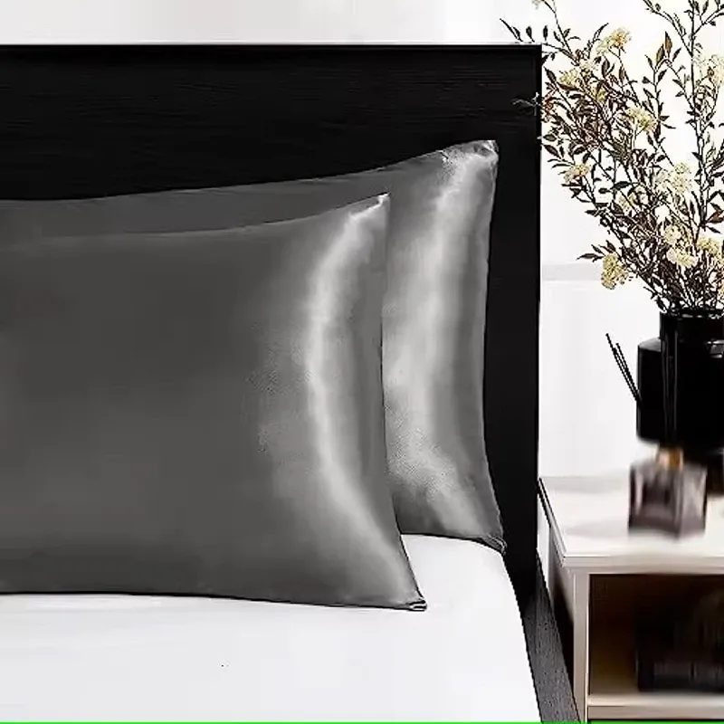 Coral Satin Pillowcase Set of 2 4