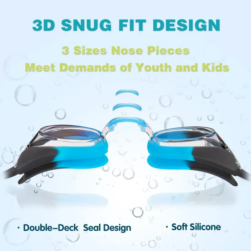 Kids Waterproof Anti-fog Swimming Goggles 4