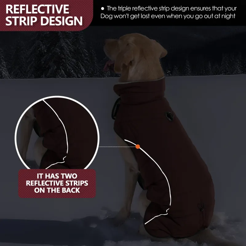 Waterproof Reflective Dog Winter Jacket 5