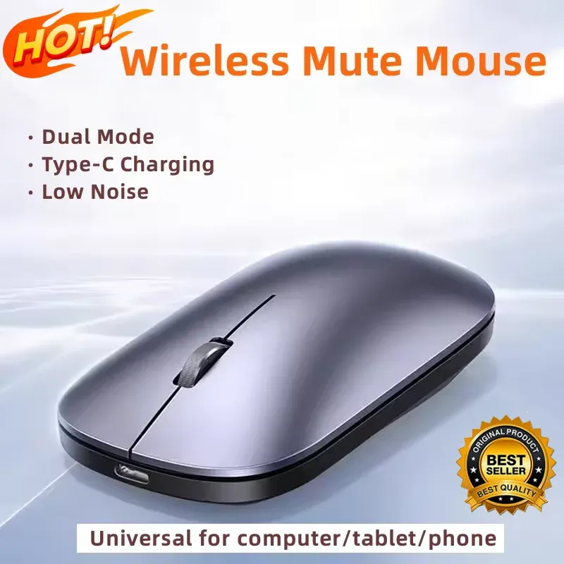 Silent Wireless Mouse with Type-C Charging 1