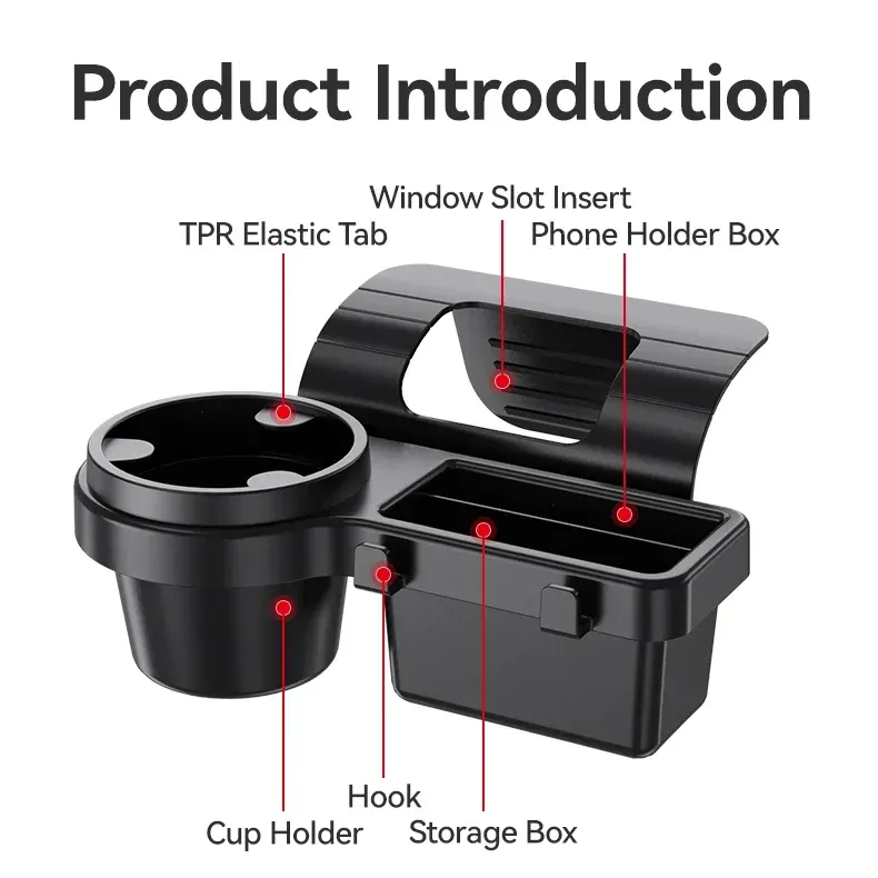 Car Door Organizer with Cup Holder 5