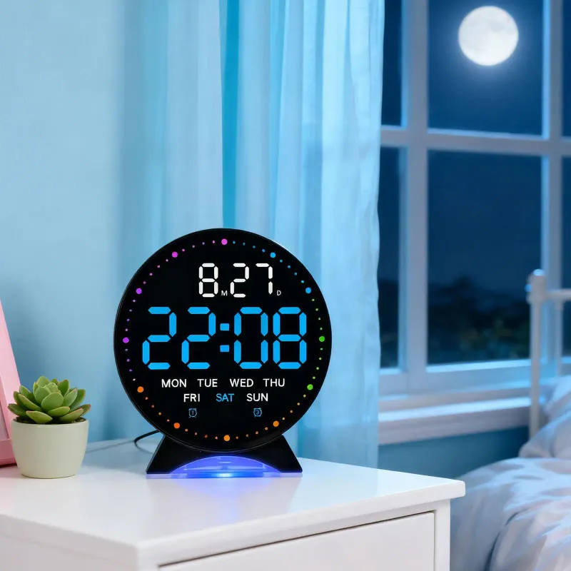 Silent LED Desk Clock 2