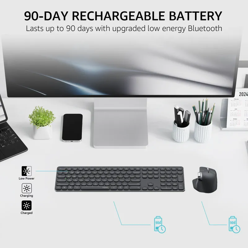Rapoo 9560M Wireless Keyboard & Mouse Combo 5