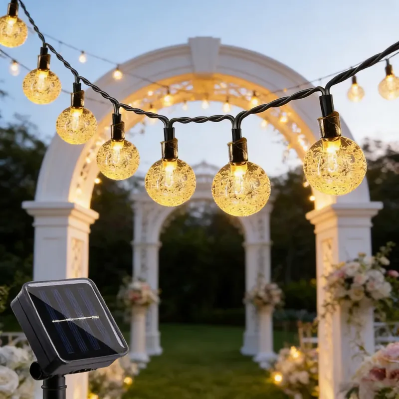 Solar Crystal Ball Fairy Lights 2