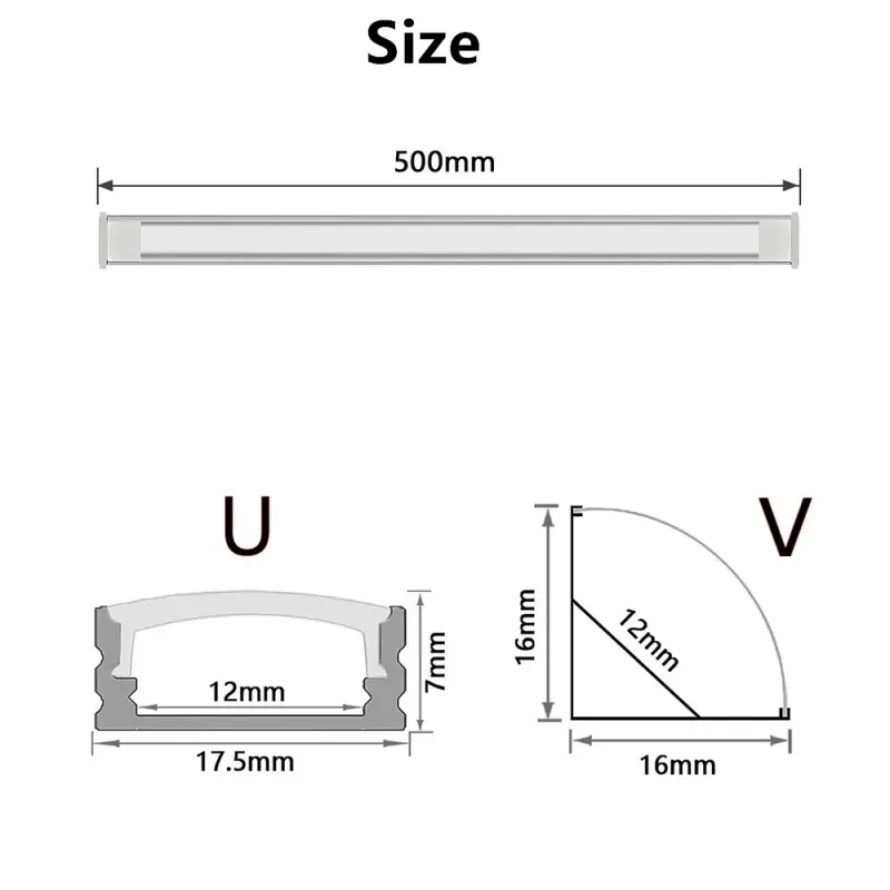 LED Cabinet Bar Light 50cm 5730 6