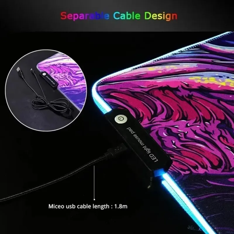RGB XXL A-ARC Raiders Gaming Mouse Pad 5