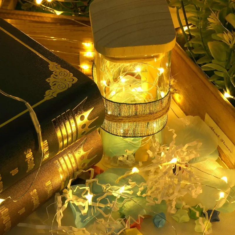 Solar LED Fairy Lights Outdoor Waterproof 2