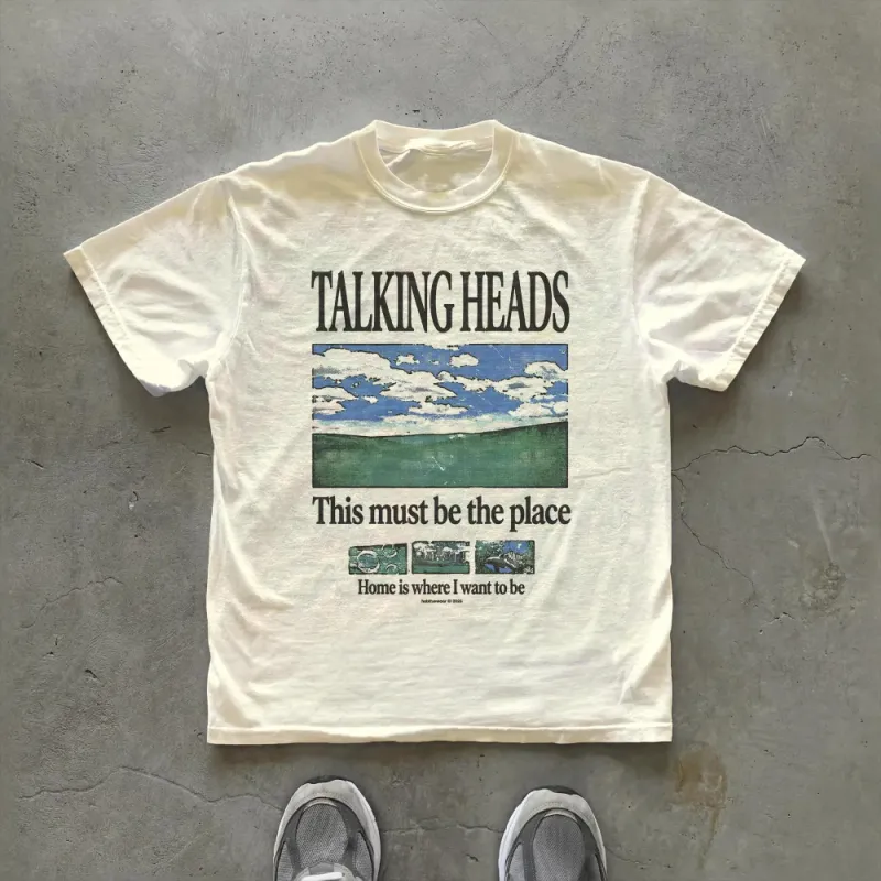 Talking Heads Lyric Tee - This Must Be The Place 2