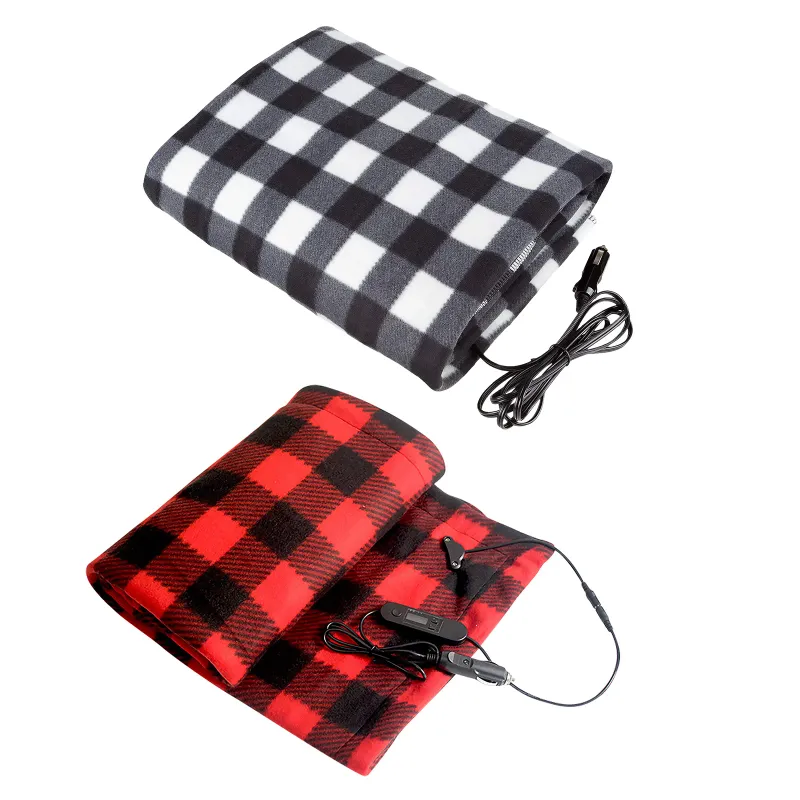 12V Fleece Heated Car Blanket 4