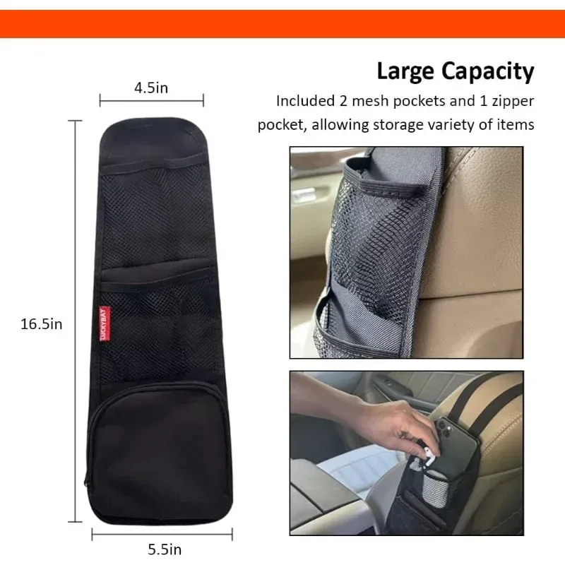Car Seat Side Organizer Storage Bag 5