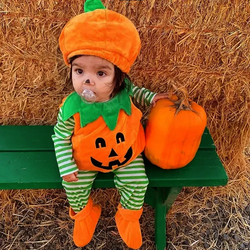 Kids Halloween Pumpkin Costume 3