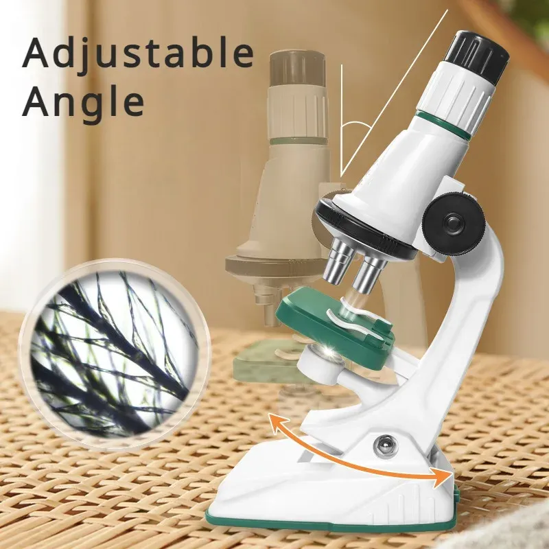Kids Microscope Kit with LED Light 5