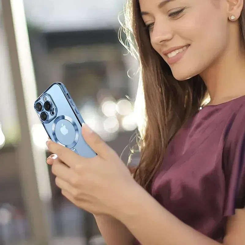 Clear Magnetic iPhone Case with Lens Guard 6